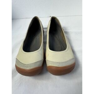 Keen Rivington Ballerina Flats Women's Size 7 Cream Leather Comfort Shoes